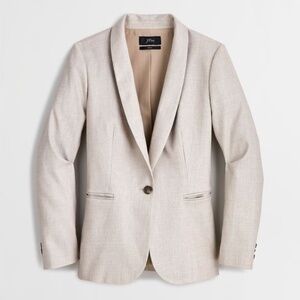 NWT J Crew Parke Blazer in stretch linen flax 8 summer blazer